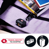 Hangslot Masterlock 2 gelijksl alu TSA zwart 30mm - afbeelding 2