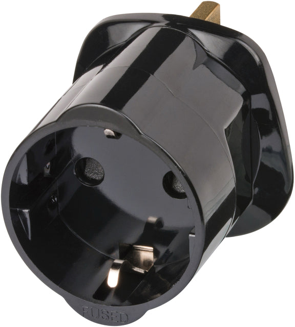 Reisstekker Brennenstuhl adapter GB/UK zwart