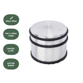 Deurstopper BRASQ met rubberen ringen rvs - afbeelding 3