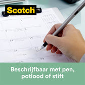 Plakband Scotch Magic 919 19mmx20m + afroller - afbeelding 5