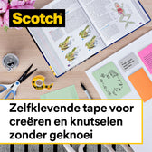 Plakband Scotch Magic 665 19mmx33m dubbelzijdig - afbeelding 5