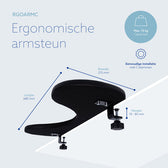 Armsteun R-Go Ergonomisch Zwart - afbeelding 4