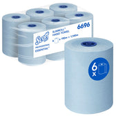 Handdoekrol Scott Slimroll 1laags 190m blauw