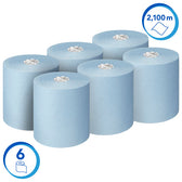 Handdoekrol Scott 1laags 350m blauw - afbeelding 7