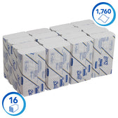 Handdoek Scott Slimfold 1laags 190x300mm wit - afbeelding 7