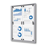 Vergrendelbaar Notitiebord Indoor Economy 4x A4