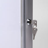 Vergrendelbaar Notitiebord Indoor Zilver 8x A4 - afbeelding 6