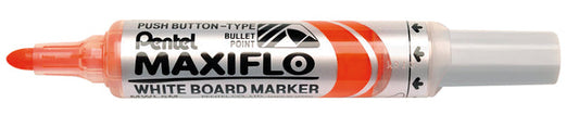 Whiteboardmarker Pentel MWL5M 3mm oranje
