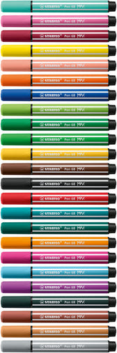 Viltstift STABILO Pen 68/32 Max donkerblauw - afbeelding 6