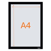 Infokader Nobo zelfklevend A4 zwart - afbeelding 5