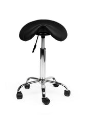 Zadelkruk Office medium harde wielen zw - afbeelding 4