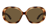 Zonnebril Montana bruin polar glas glans demi