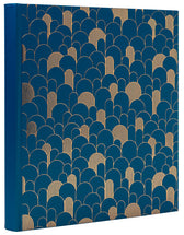Fotoalbum Exacompta 29x32cm 60pag Néo Déco blauw