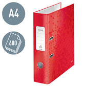 Ordner Leitz WOW 180 gelamineerd 80mm A4 rood - afbeelding 3