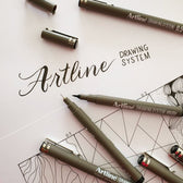 Fineliner Artline technisch brush zwart - afbeelding 5