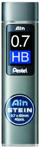 Potloodstift Pentel Ain Stein HB 0.7mm koker 40st - afbeelding 2