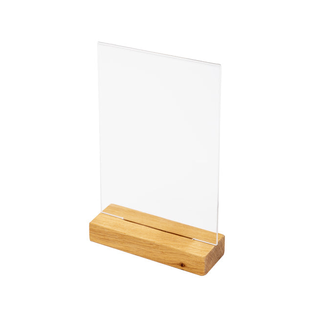 Houten Menuhouder T Tafeldisplay A5 Portret