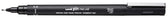 Fineliner Uni-ball Pin 0.9mm zwart