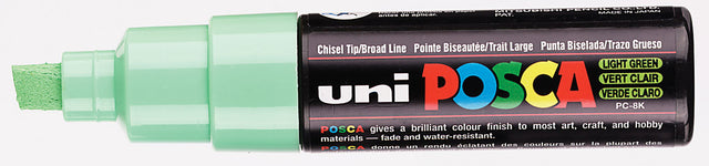 Paintmarker Uni POSCA PC8K B schuin lichtgroen