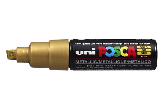 Paintmarker Uni POSCA PC8K B schuin goud