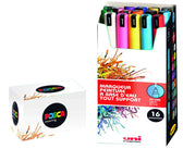Paintmarker Uni POSCA PC1MR EF 16st assorti