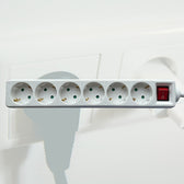 Stekkerdoos BRASQ  6 voudig 1.4 meter wit - afbeelding 7