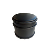 Deurstopper BRASQ  met rubberen ringen zwart