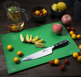 Snijplank Hygiplas LDPE 450x300x10 mm groen - afbeelding 2