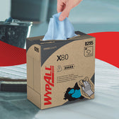 Poetsdoek WypAll X80 Powerclean 426x212mm blauw - afbeelding 5