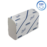 Handdoek Scott 2-laags 212x186mm 16x220st wit 6609 - afbeelding 5