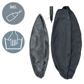 Actieve zitbal Leitz Ergo 55cm anti-rol donkergs - afbeelding 3