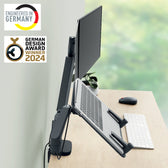Monitor en Laptoparm Leitz Ergo ruimtebesp dubbel - afbeelding 7