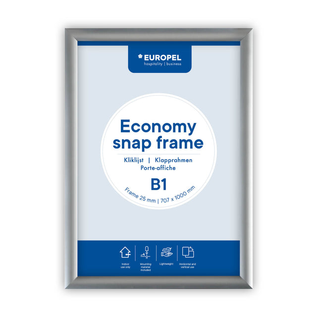 Kliklijst Europel Economy B1 zilver