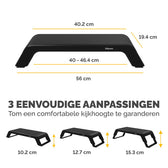 Monitorstandaard Fellowes Hana LT zwart - afbeelding 6