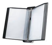 Zichtpanelensysteem wand Tarifold VEO A4 PP zwart - afbeelding 3