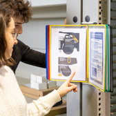 Zichtpanelensysteem wand Tarifold metaal A4 ass - afbeelding 4