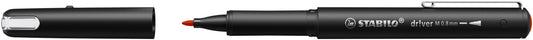 Fineliner STABILO dr!ver medium rood