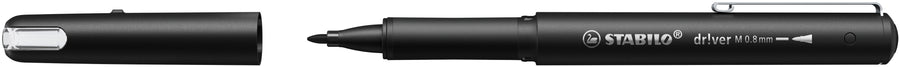 Fineliner STABILO dr!ver medium zwart