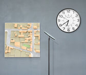 Wandklok Unilux Pop dia 30.5cm kunststof zwart - afbeelding 6