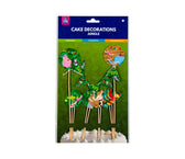 Cake decoratie Jungle 9 stuks - afbeelding 2