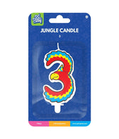 Jungle candle 3 Parrot - afbeelding 2