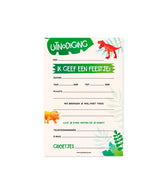 Uitnodigingskaarten Dino - afbeelding 2