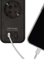 Stekkerdoos Brennenstuhl Eco 4vdig 2 USB C 1.5m zw - afbeelding 5
