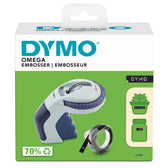 Lettertang Dymo Omega embossing blauw - afbeelding 2