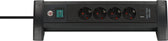 Stekkerdoos Brennenstuhl Prem 4vdg  USB C en A zw