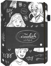 Schetsboek CreaChick Black