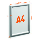 Kliklijst Durable A4 aluminium - afbeelding 3