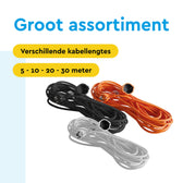 Verlengkabel BRASQ 30m oranje - afbeelding 8