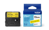 Labeltape Brother Ptouch Btag631 12mm geel - afbeelding 4