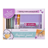 Journal Royal Talens set 8delig paars